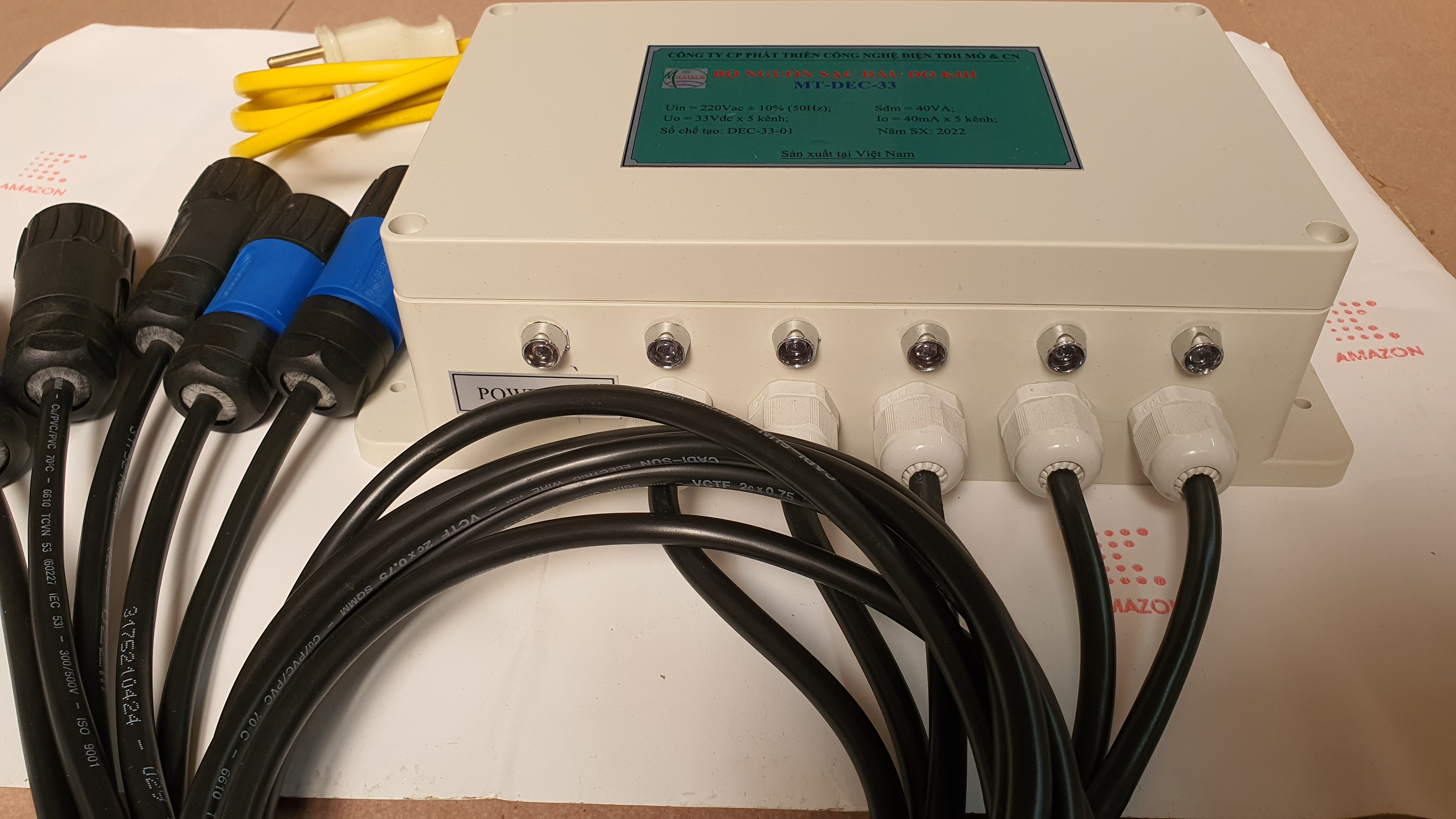 BỘ NGUỒN SẠC ĐẦU ĐO KHÍ