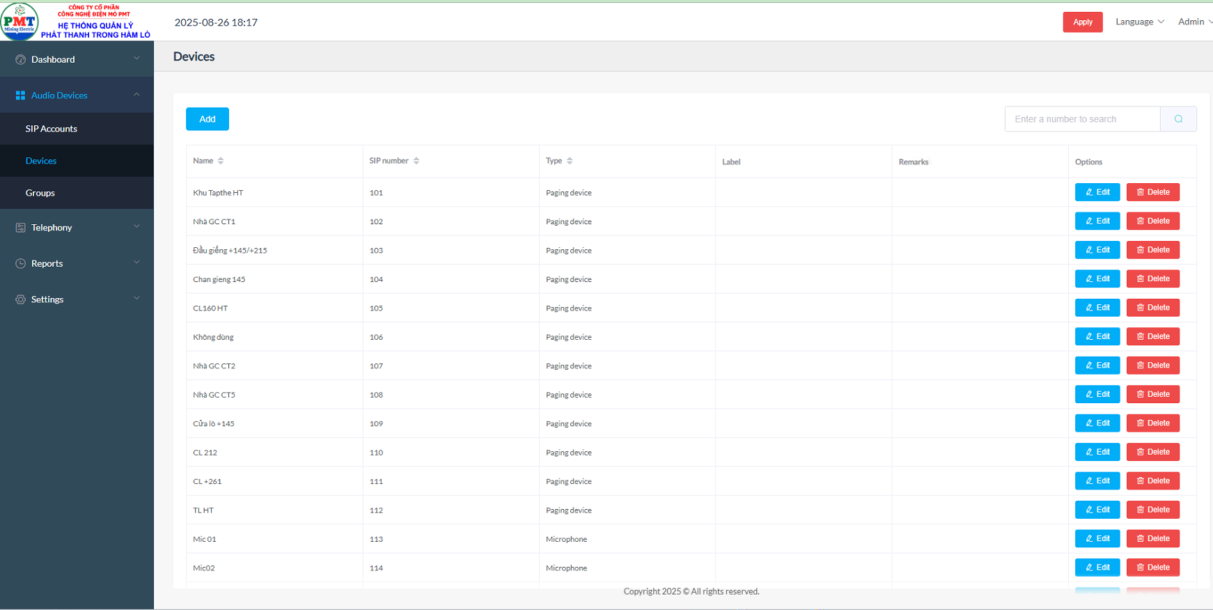 Loa phát thanh phòng nổ